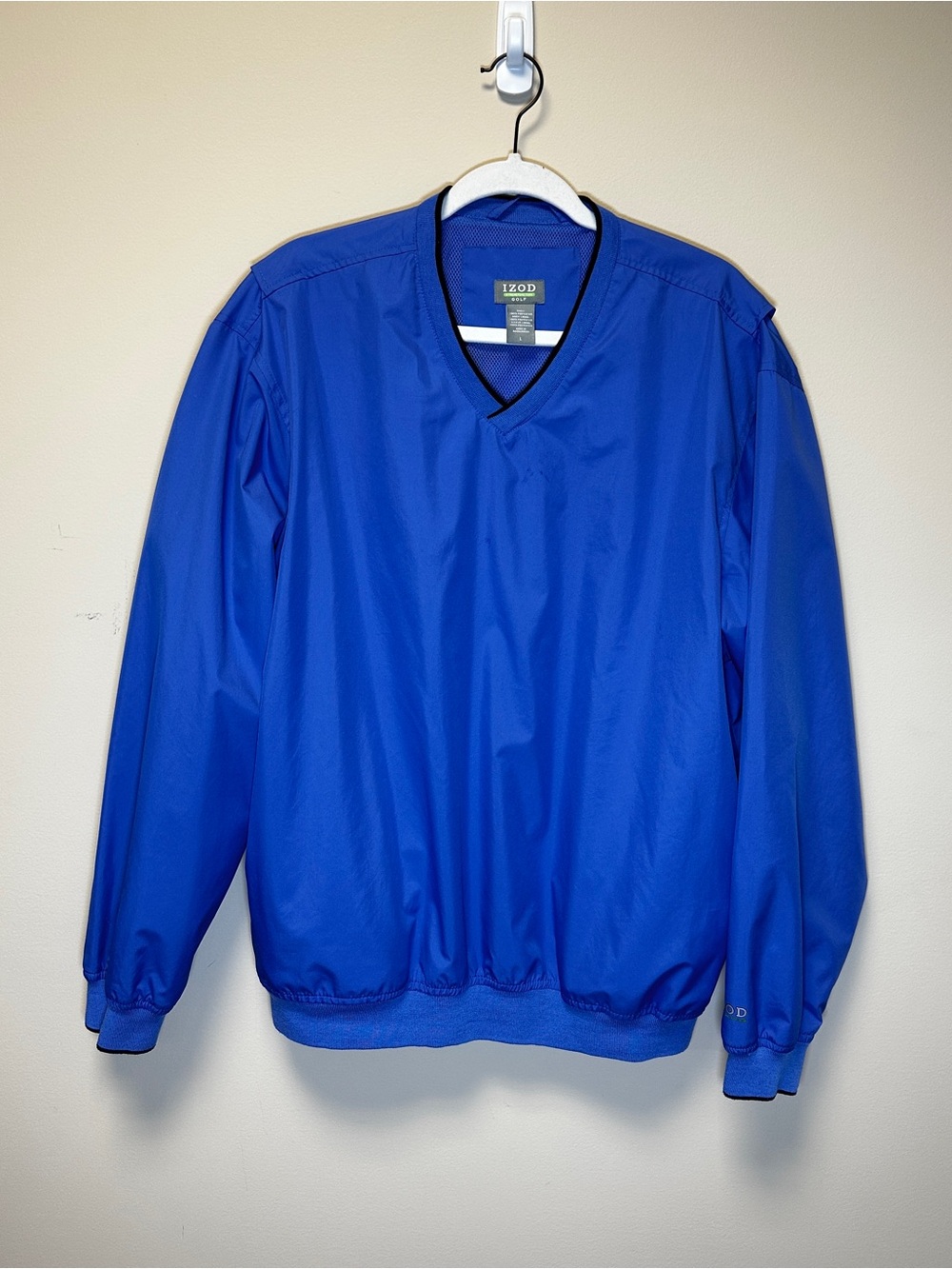 Men’s IZOD Xtreme Function Golf Windbreaker Jacket – Royal Blue – Size Large